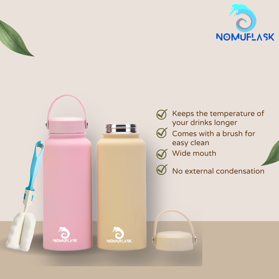 NOMUFLASK 1 Liter Limited edition S1 Vacuum Insulated Water Bottle